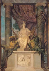 Tapestry with the Goddess Roma